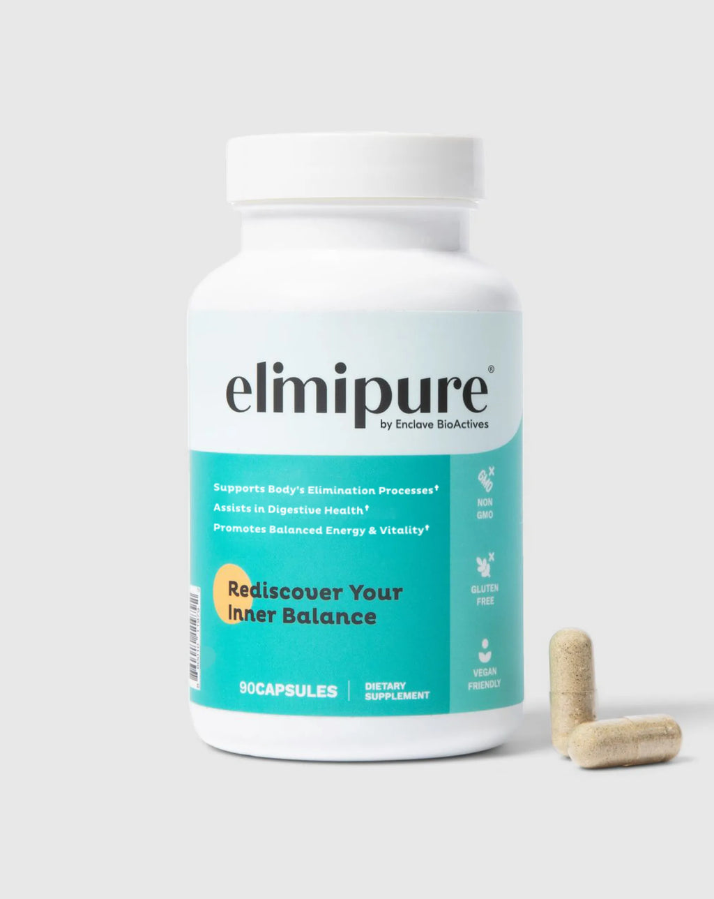 Elimipure Gut Cleanse Supplement | Black Walnut Wormwood Clove Detox