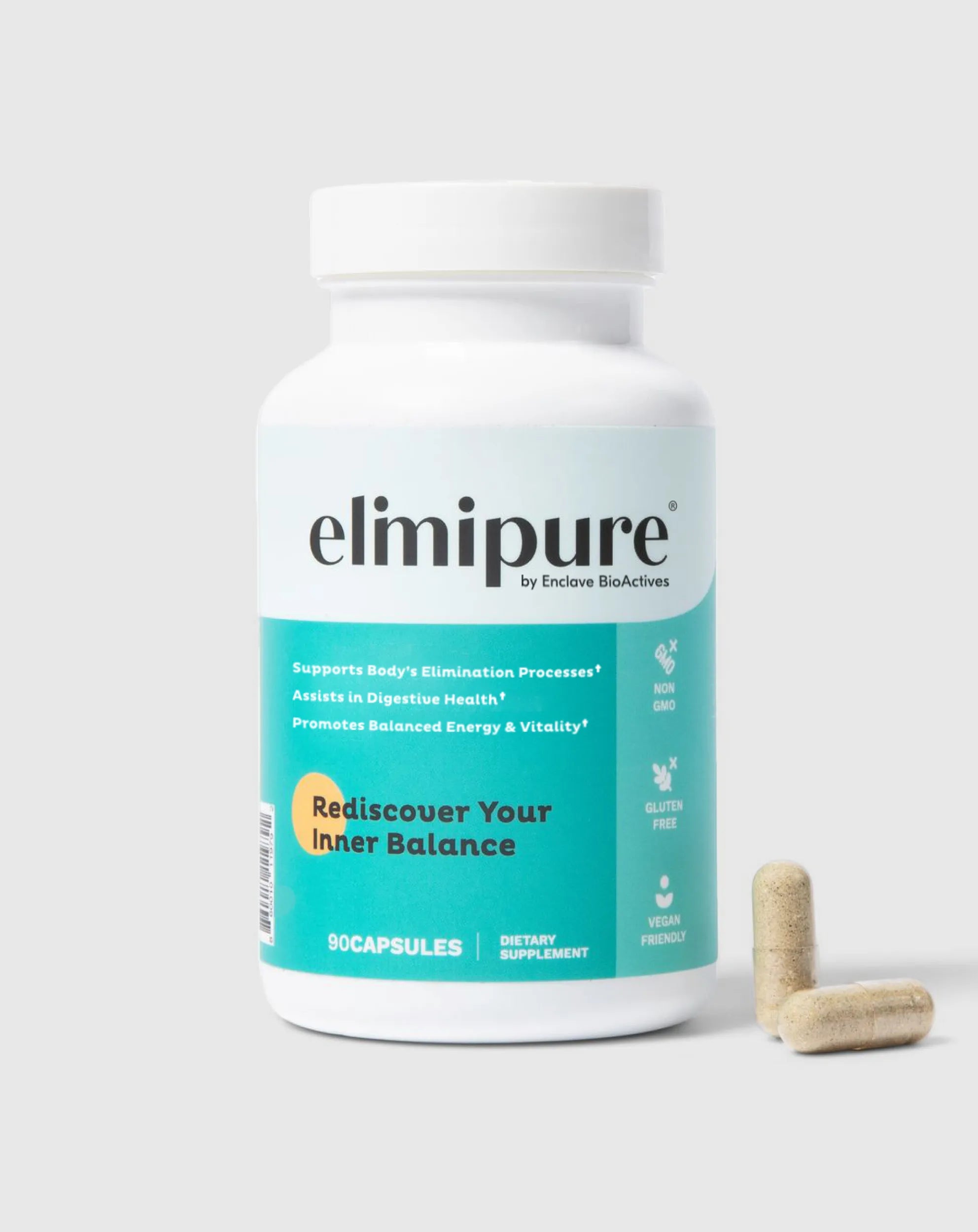 Elimipure Gut Cleanse Supplement | Black Walnut Wormwood Clove Detox